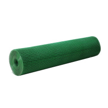 wholesale 2x18m per roll pvc coated green color gi welded wire mesh matting roll